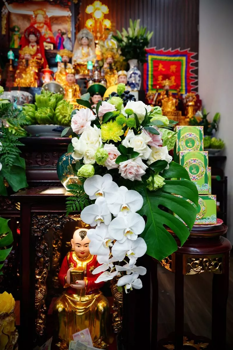 Mẫu bàn thờ ngày Tết đẹp được nhiều gia đình lựa chọn