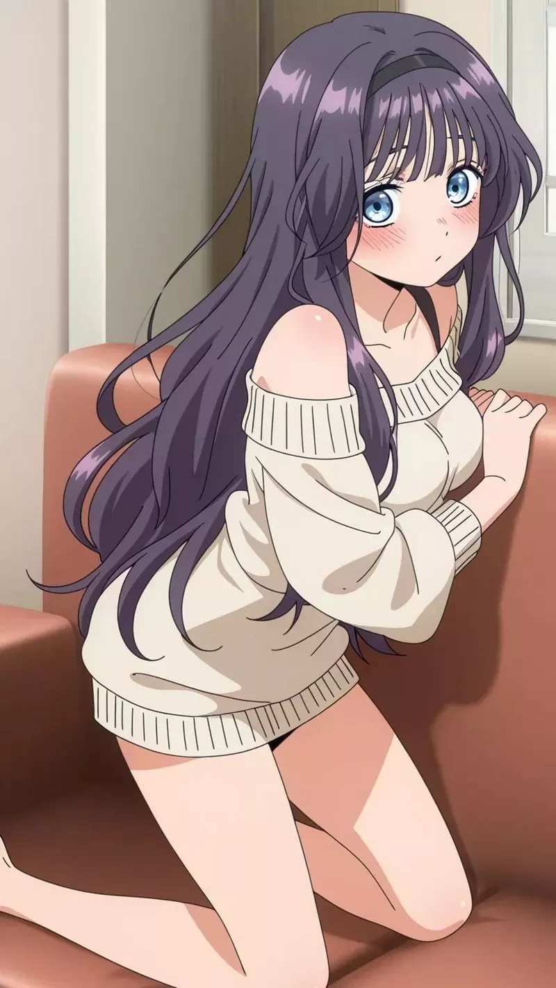 Nhân vật anime nữ sexy ánh nhìn quyến rũ