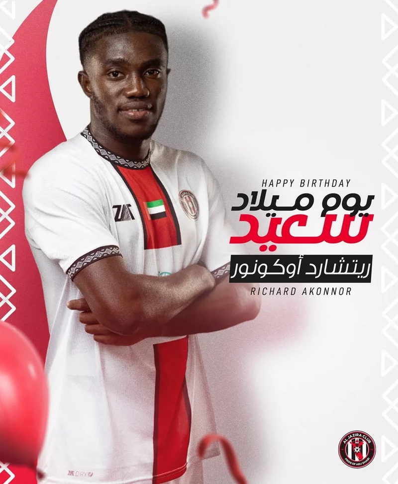 Richard Akonnor – Chân sút từ Ghana, tỏa sáng ở giải UAE Pro League
