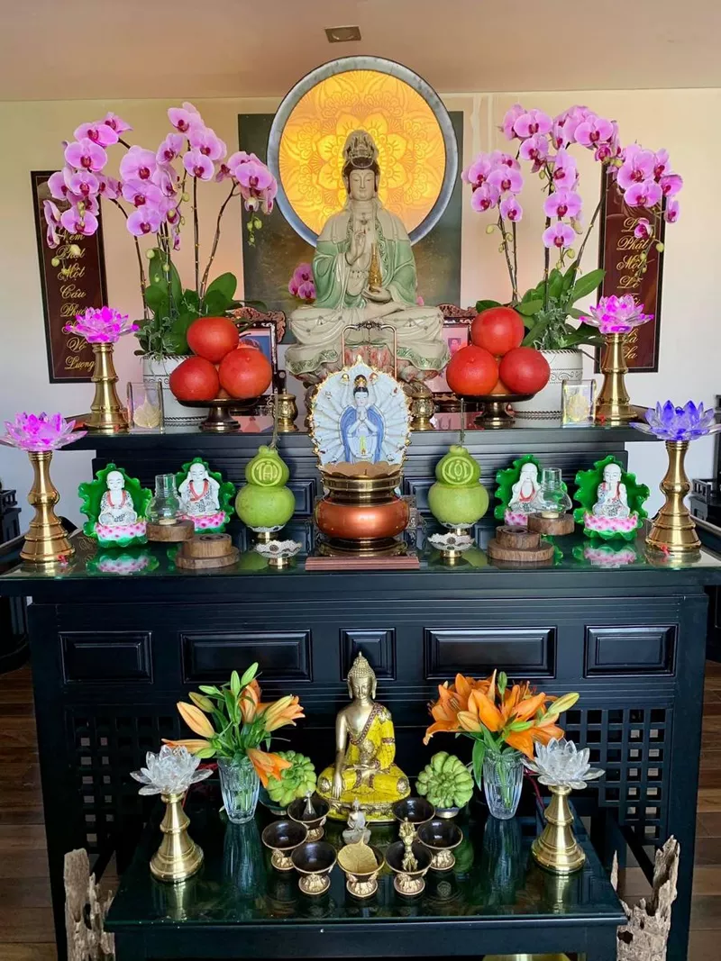 Ý tưởng bày trí bàn thờ ngày Tết đơn giản cho nhà nhỏ