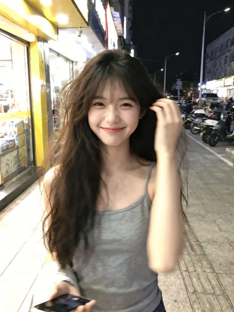 Ảnh gái xinh Hàn Quốc phong cách thanh xuân