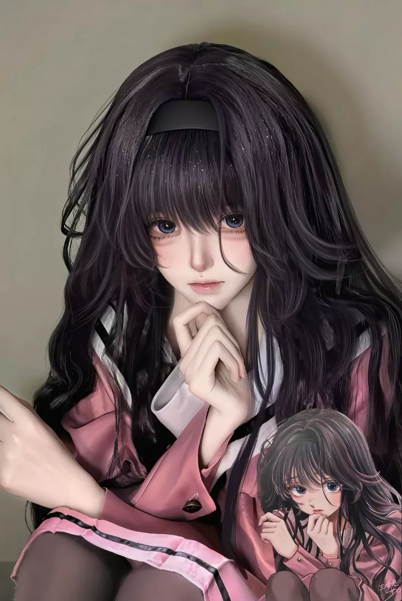 Cosplay anime nữ xinh đẹp tạo dáng chuyên nghiệp